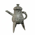 Han Dynasty Silver-Inlaid Bronze Teapot — Antique Reproduction