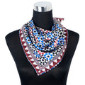 Square Silk Scarf Sabika Red