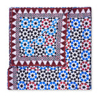 Square Silk Scarf Sabika Red