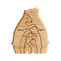 ArtZ® Wooden Bear Sculptures - 7 Bears