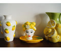Lemon Girl Porcelain Flower Vase