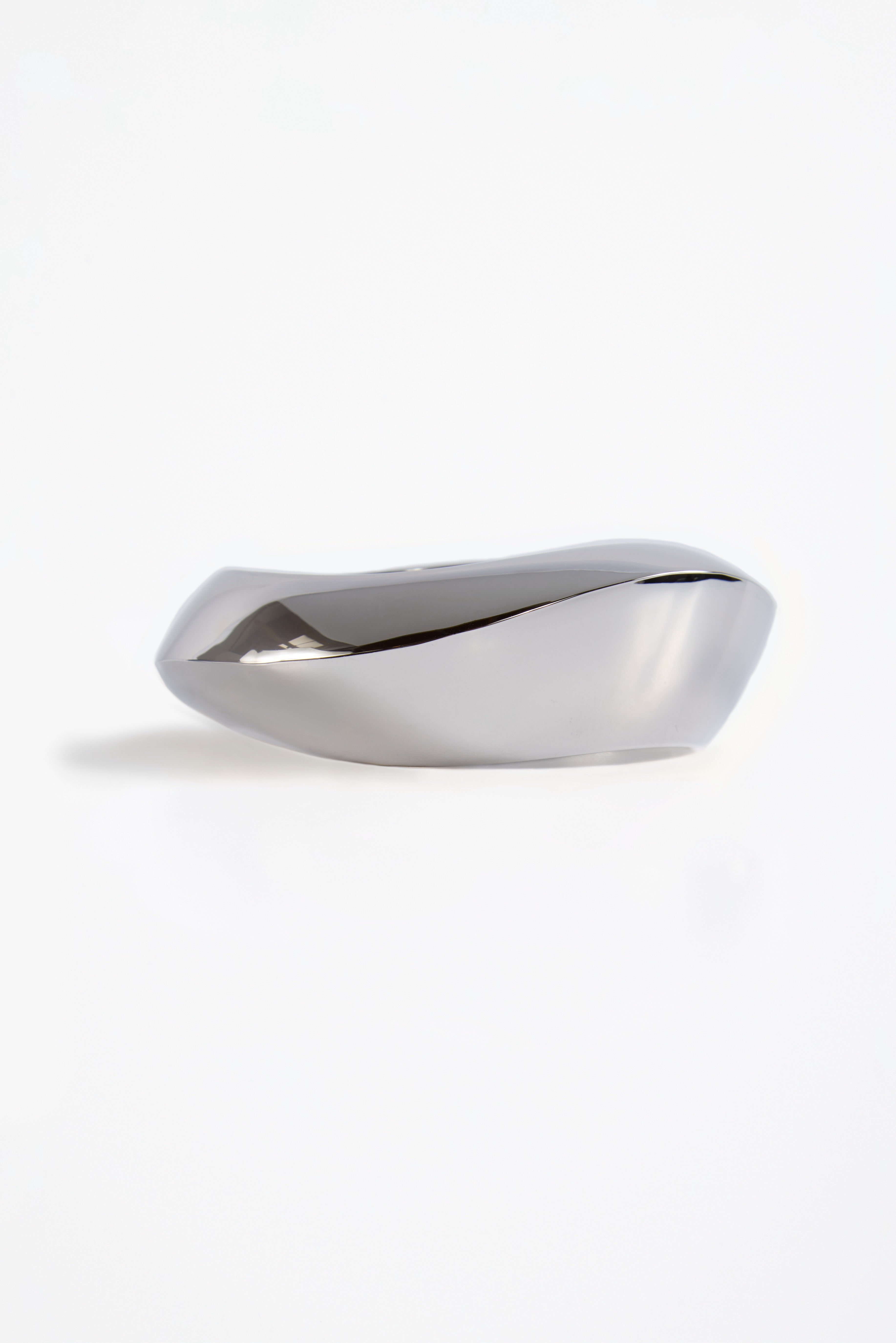 Wave Bangle (Silver)