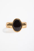 Stone Cuff (Gold/Black)