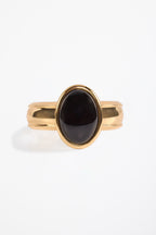 Stone Cuff (Gold/Black)