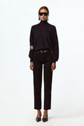 The Straight Ankle Jean (Black)