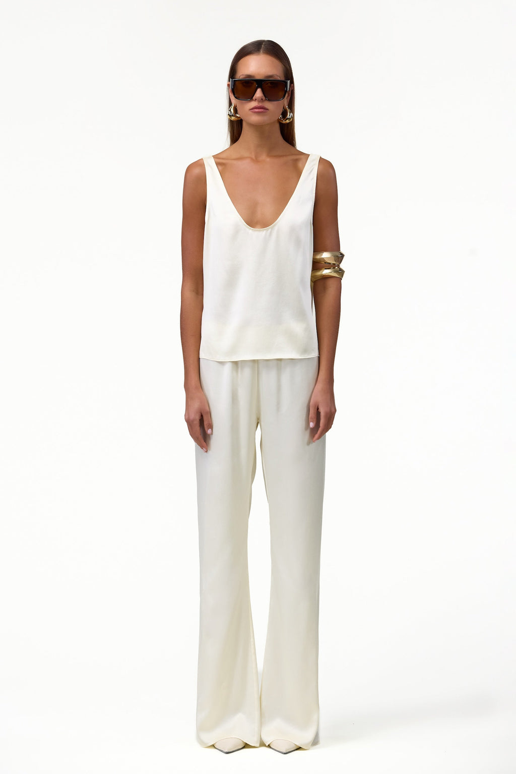 Silk Top (Cream)