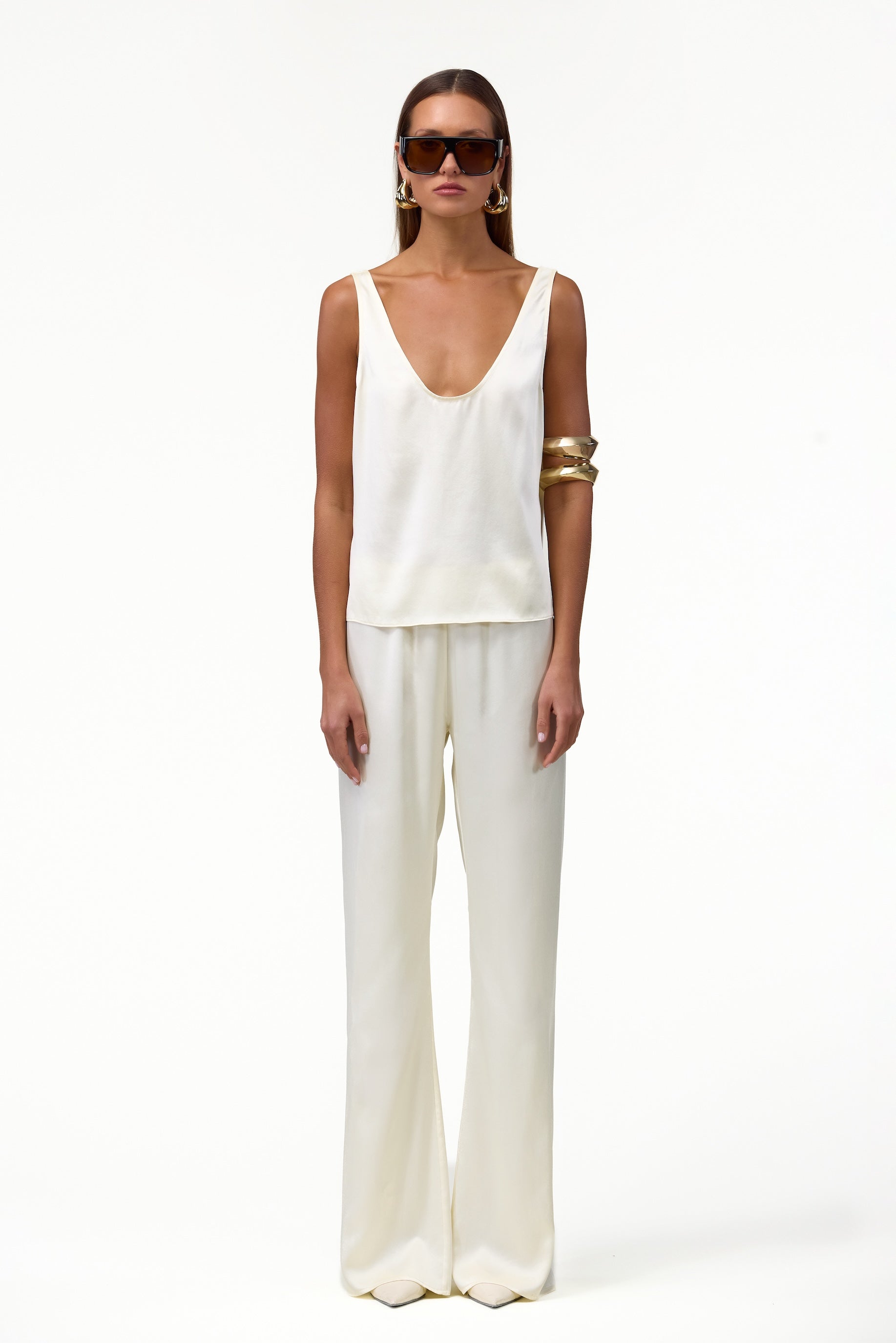 Silk Top (Cream)