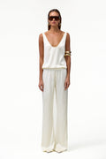 Silk Pant (Cream)