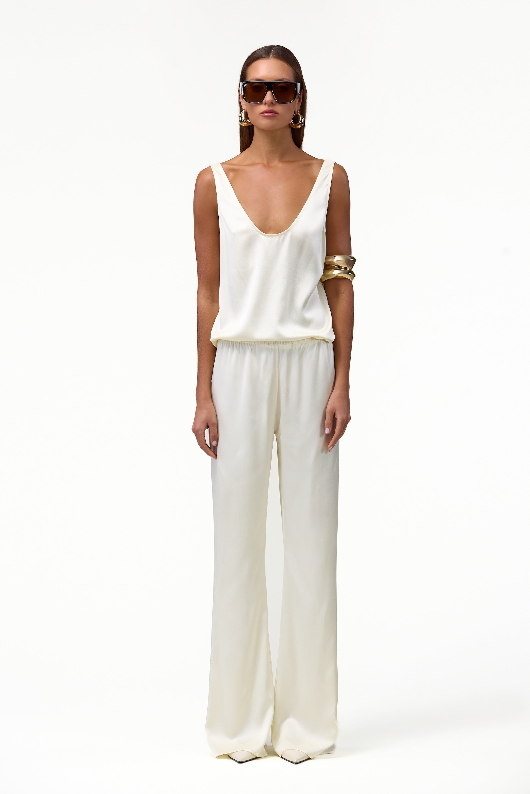Silk Top (Cream)