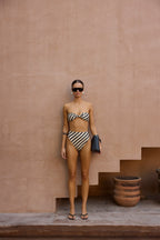 High Rise Bottom (Diagonal Stripe)