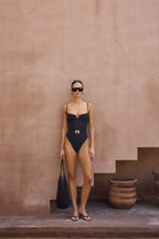 Hammer Stone One Piece (Faux Suede Black)