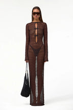 Keyhole Crochet Dress