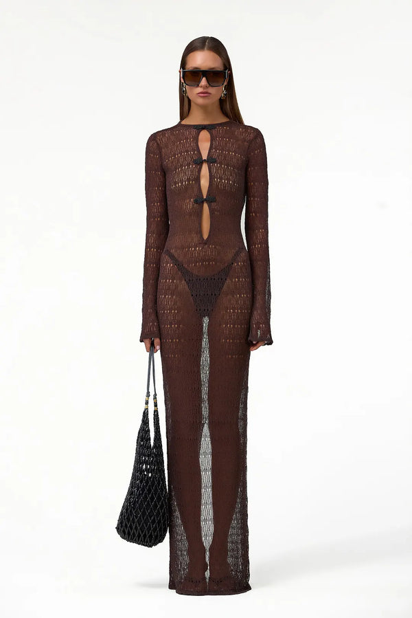 Keyhole Crochet Dress