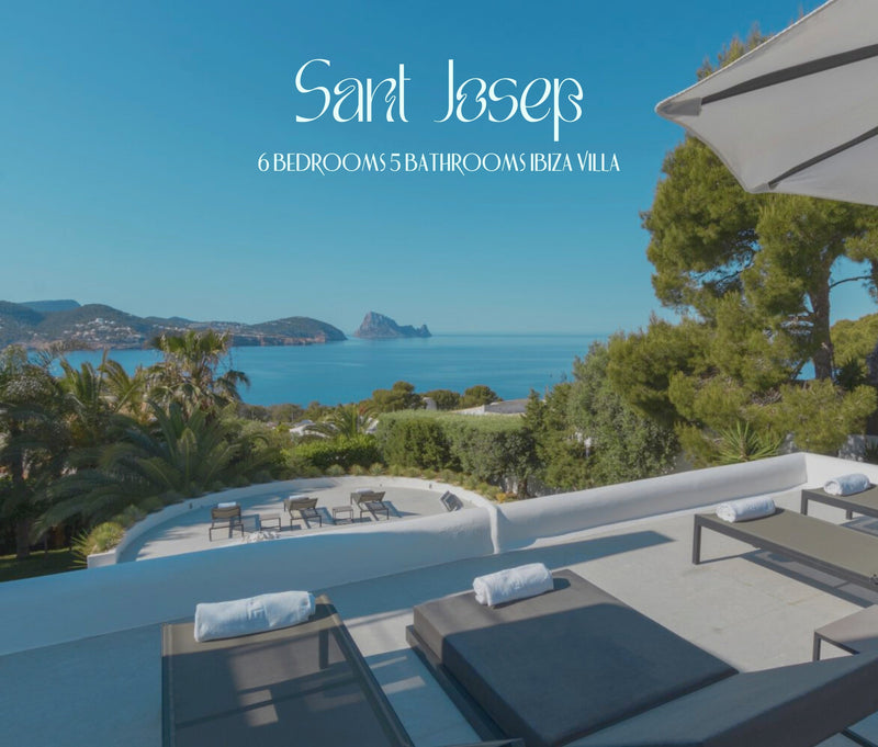 Stylish Ibiza Villa with Direct Views of Es Vedrà in Sant Josep
