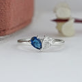 Pear Gemstone Toi Moi Engagement Ring