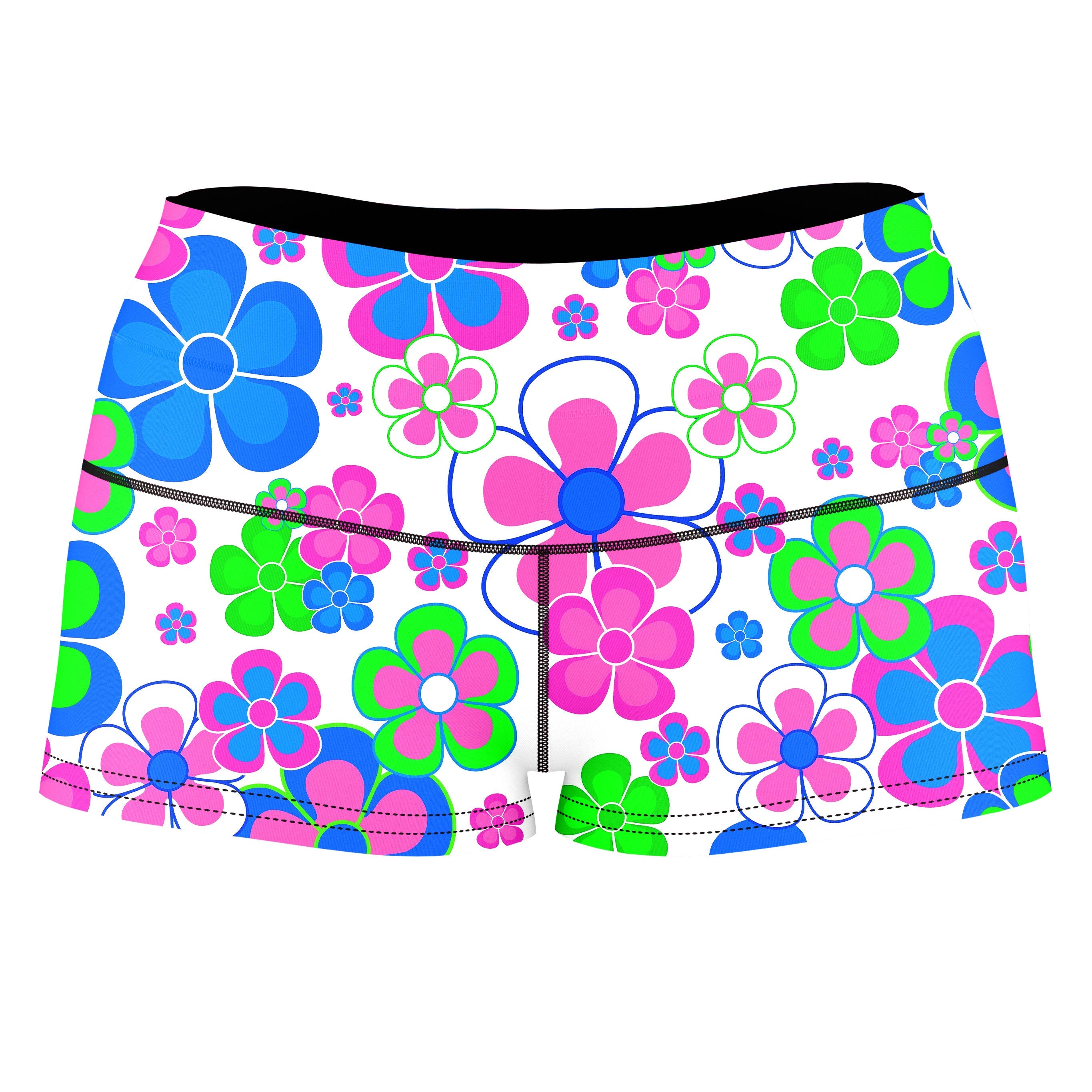 Spring in Bloom High-Waisted Women's Shorts