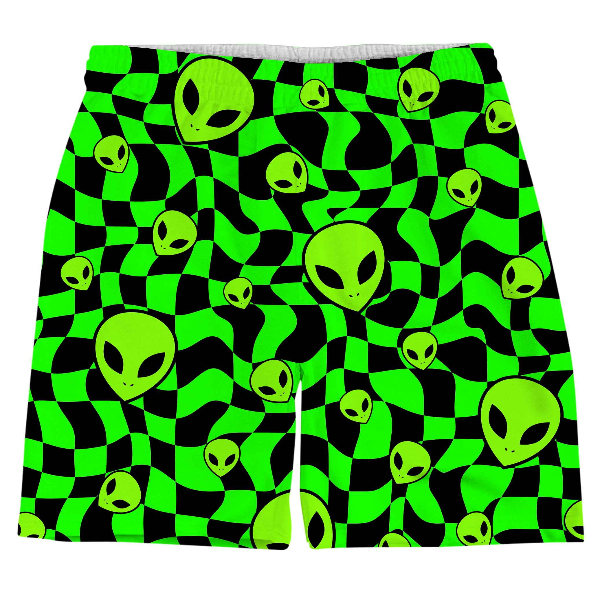 Green Aliens Weekend Shorts