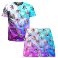 Cascading Marijuana T-Shirt and Shorts Combo