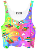 Trippy Alien Invasion Crop Top
