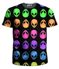 Alien Pattern Men's T-Shirt