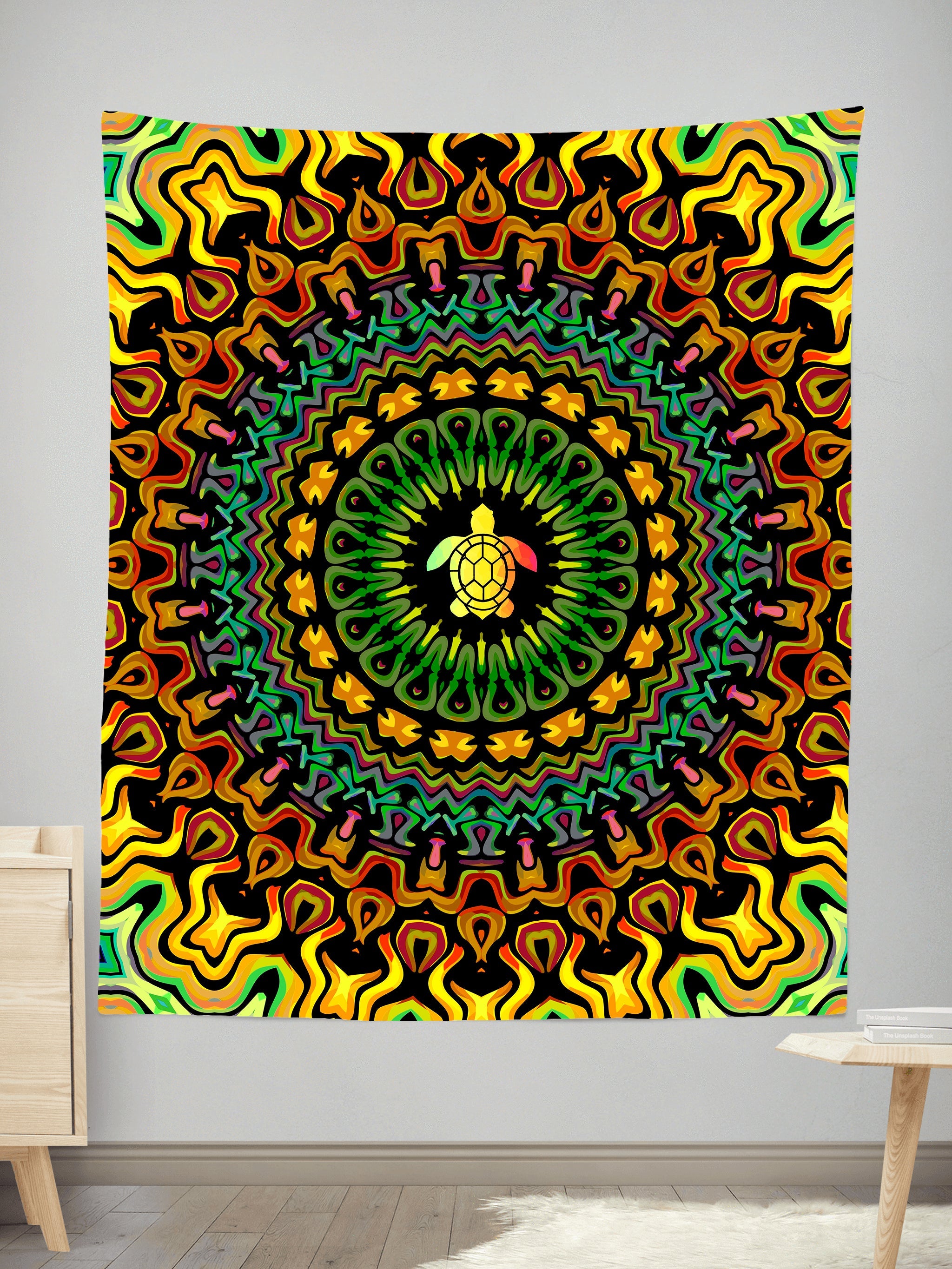 Turtle Kaleidoscope Tapestry