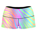 Jungle Print High-Waisted Women's Shorts