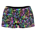 Magic Mushrooms High-Waisted Women's Shorts