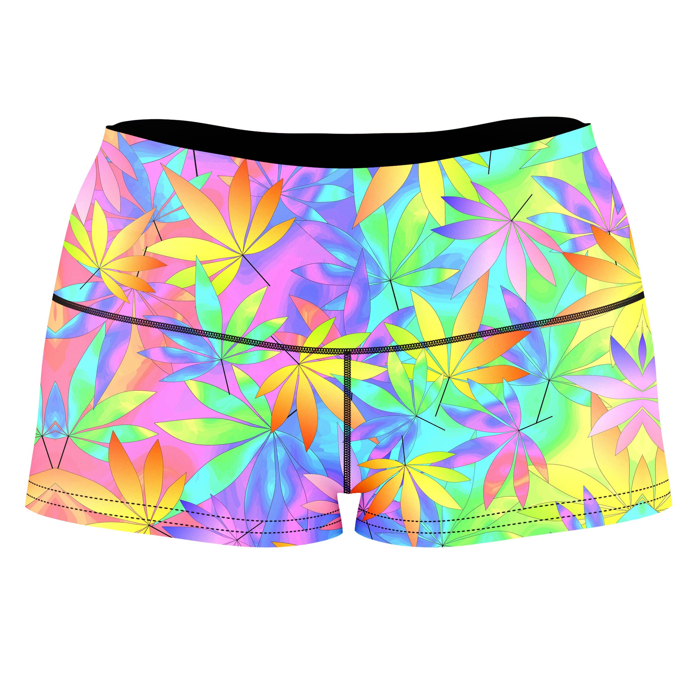 Take a Little Trip with Weed High-Waisted Women's Shorts