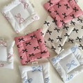 Feminine Bow Cotton Coaster