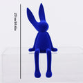 ArtZ® Nordic Abstract Rabbit Sculptures - Blue Boy