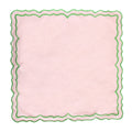 Blush & Mint Chic Scalloped Placemat set of 4