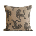 Tiger Sovereign Velvet Embroidered Throw Pillow