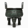 Bronze Ding Wealth Censer — Feng Shui Statue