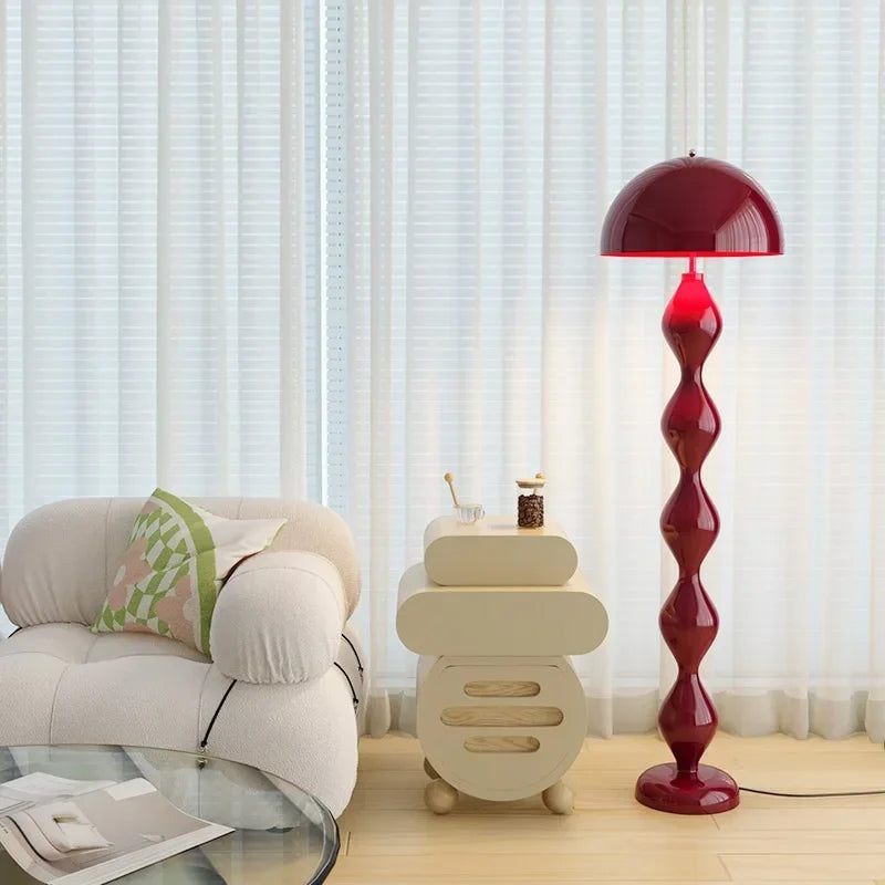 ArtZ® Mellow Glow Floor Lamp - Red / EU Plug