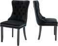 ArtZ® Royale Dining Chairs, Set of 6 Chairs - Black (Set of 6 Chairs)