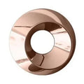 ArtZ® Geometric Eye Stainless Steel Wall Sculpture - Rose Gold / 80cm diameter