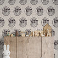 Little Sheep Nursery Wallpaper