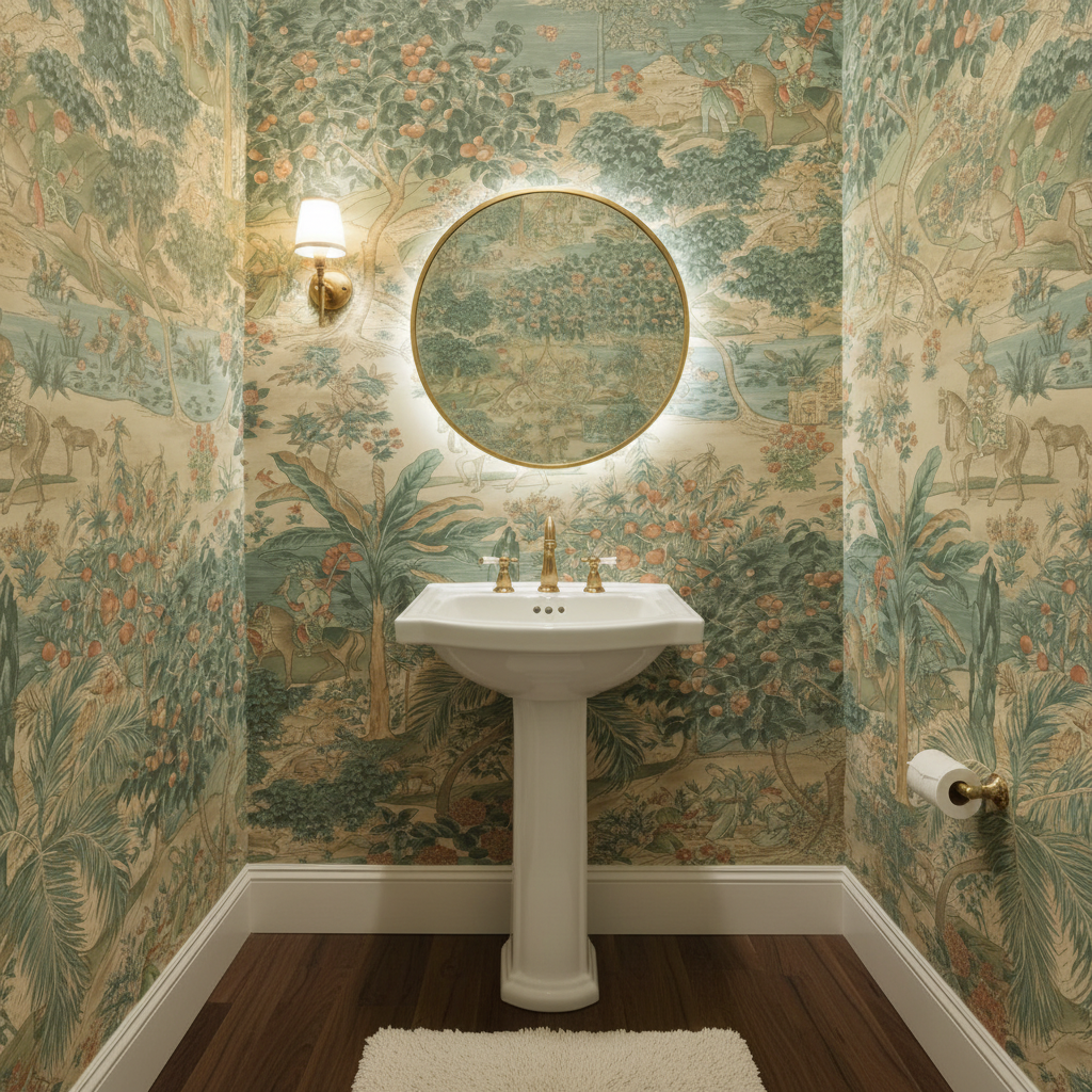 Retro French Mural