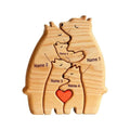 ArtZ® Wooden Bear Sculptures - 5 Bears
