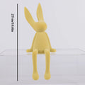 ArtZ® Nordic Abstract Rabbit Sculptures - Yellow Boy