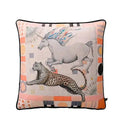 Unicorn and the Whild Velvet Throw Pillow Cover