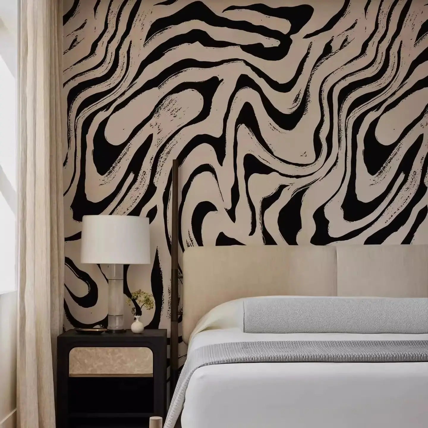 Abstract Lines Mural