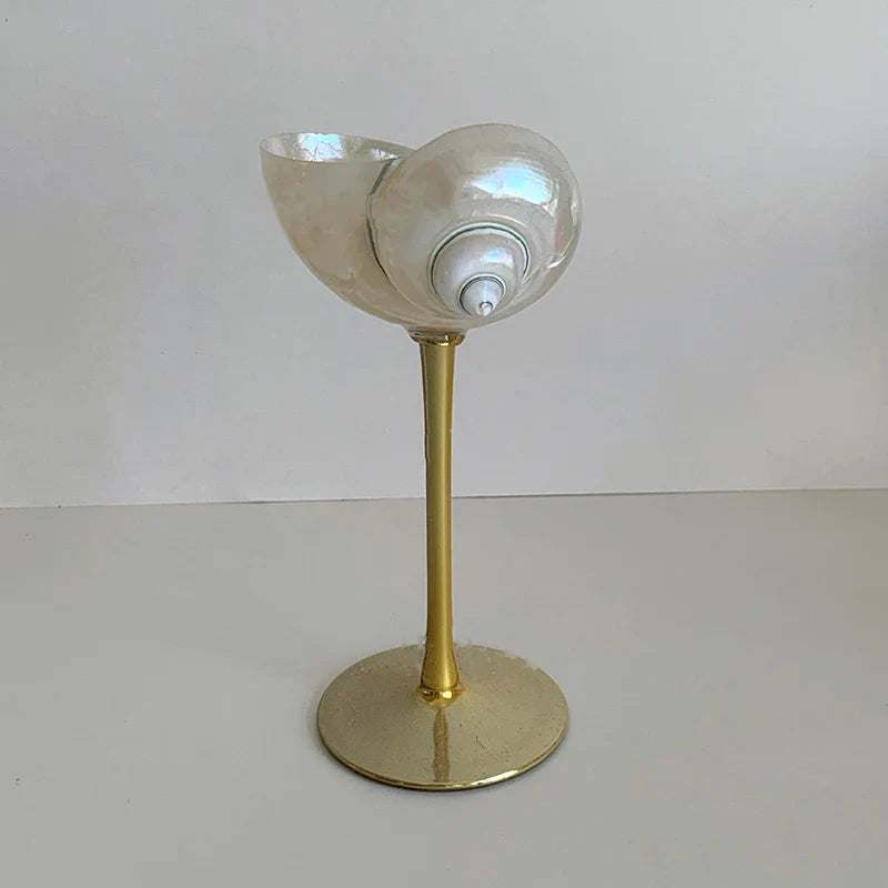 ArtZ® Love The Ocean Cocktail Glass - Gold Stem