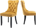 ArtZ® Royale Dining Chairs, Set of 6 Chairs - Gold (Set of 6 Chairs)