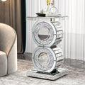 ArtZ® Diamond Gleam Mirrored Side Table