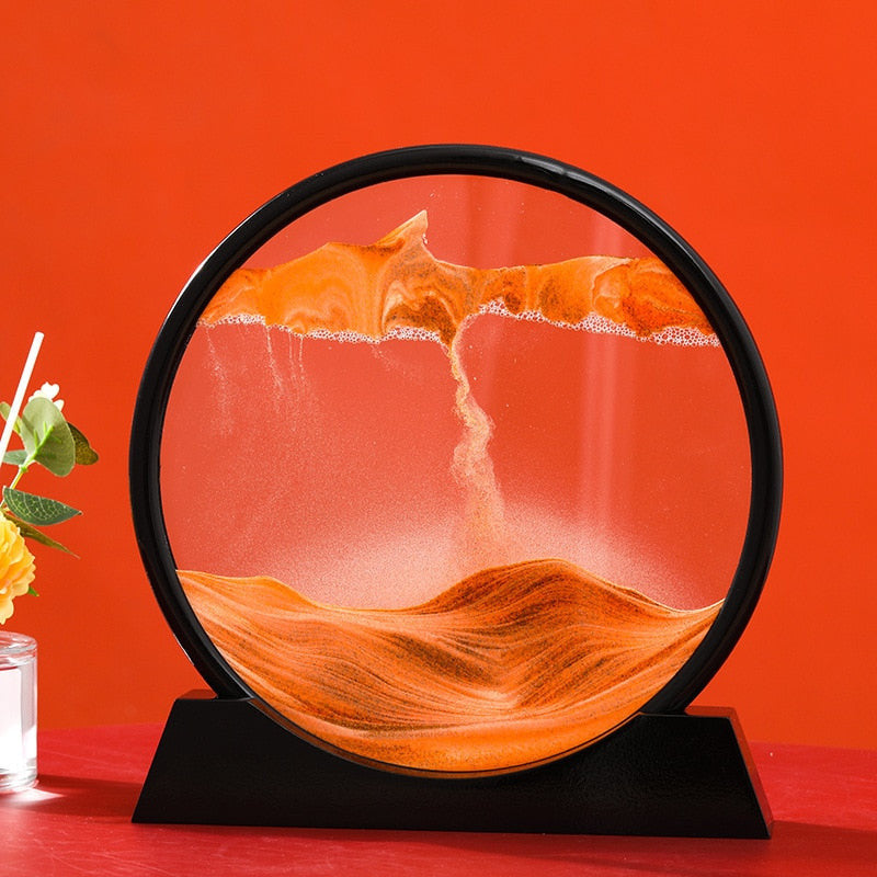 ArtZ® Sand And Water Moving Art - Sahara / 12 inch (30 cm) Diameter