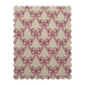 Scalloped Bow Hand Tufted Wool Rug