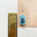 Scarab insect rubber stamp