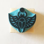 Egyptian symbols mini rubber stamp set of 4