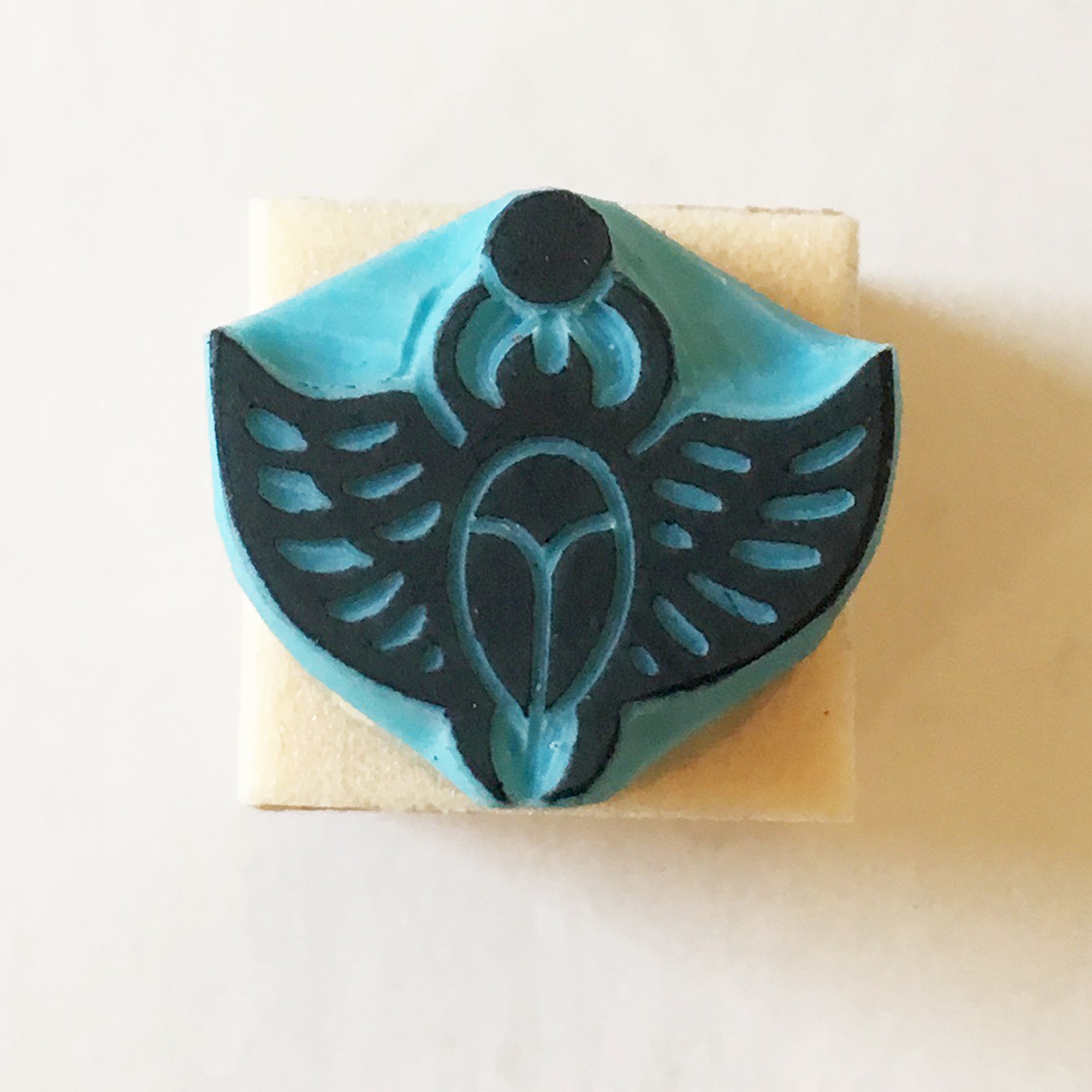 Egyptian symbols mini rubber stamp set of 4